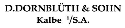 D. Dornblüth & Sohn