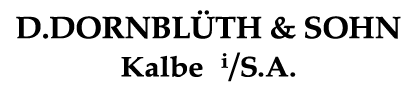 D. Dornblüth & Sohn