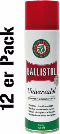 Pack of 12 Ballistol Universal Oil Spray