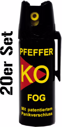 Set of 20 Pfeffer-KO FOG