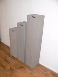Set of 3 Decorative Columns